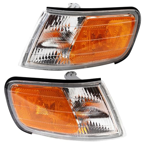 TRQ Corner Light Set Compatible with 1994-1997 Honda Accord HO2550109 HO2551109