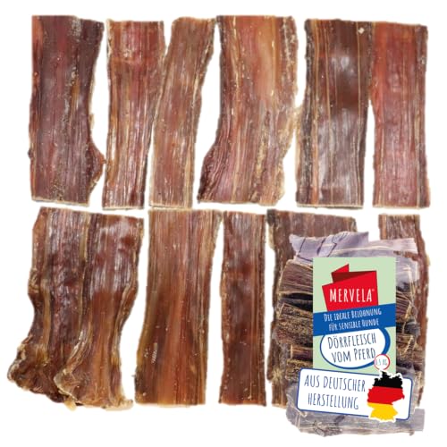 MERVELA® Pferde-Dörrfleisch für Hunde 500 g | 100% Pferd | Monoprotein