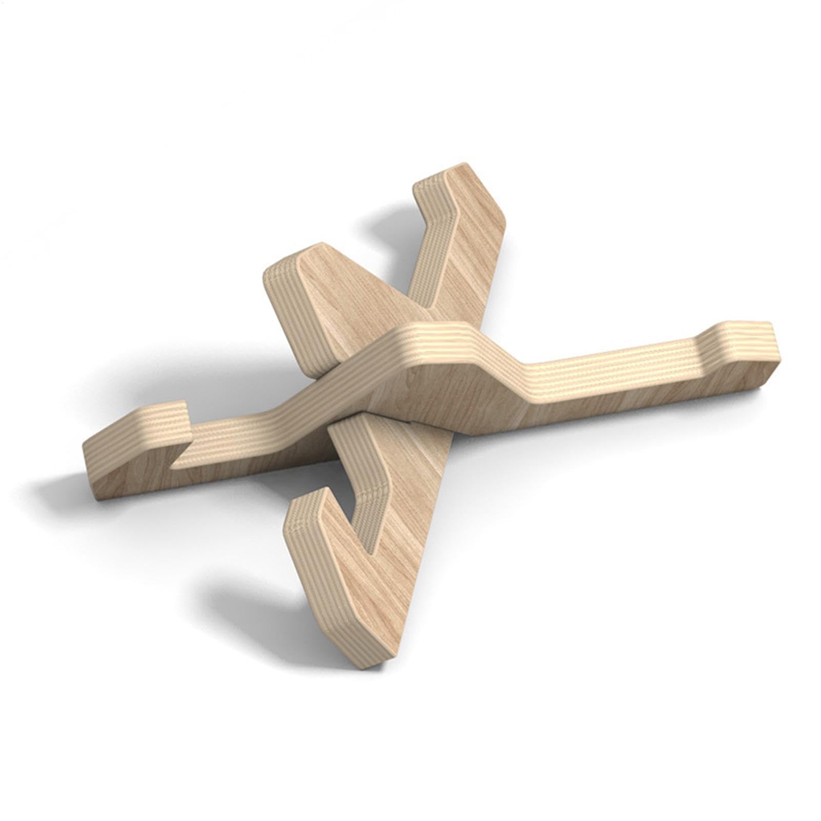 Skateboard-Ständer, Skateboard-Halterung, stilvolles bodenstehendes Holz-Snowboard-Display Rack für Enthusiasten und Sammler, 26,5 cm, platzsparendes Design