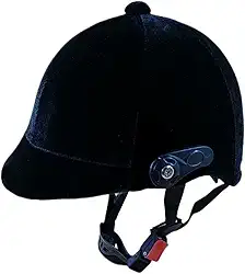 oshhni Capacete de cavalgada, capacete equestre, profissional de veludo de veludo de veludo profissional equipamento de cavalgada