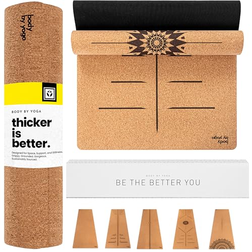 Luxury Cork Yoga Mat - Non Slip, Extra Thick Grip.