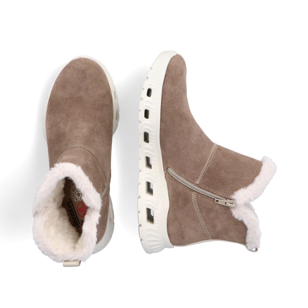 Rieker Mujer Botas M6050, señora Botas de Invierno,Repelente,riekerTEX
