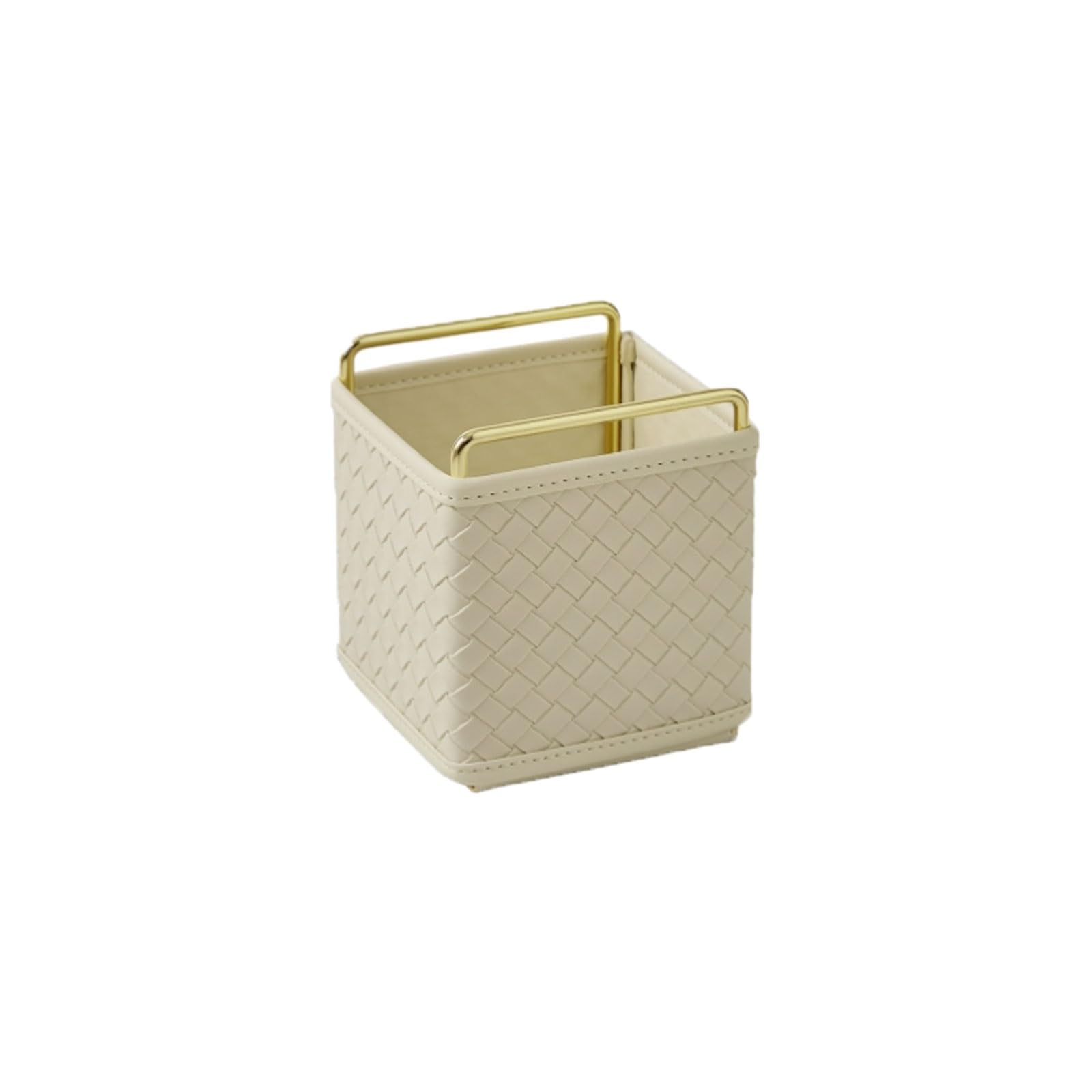 Porte-stylo en cuir FROON design tissé chic chic pour bureau élégant