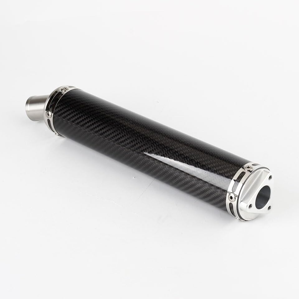 tłumik wychowej wydech Tłumik Wydechowy Motocykla Dla NSR250 VFR400 RGV250 TZR250 Rs125 Nsr150sp Mc28 RD350(C Blue carbon fiber)