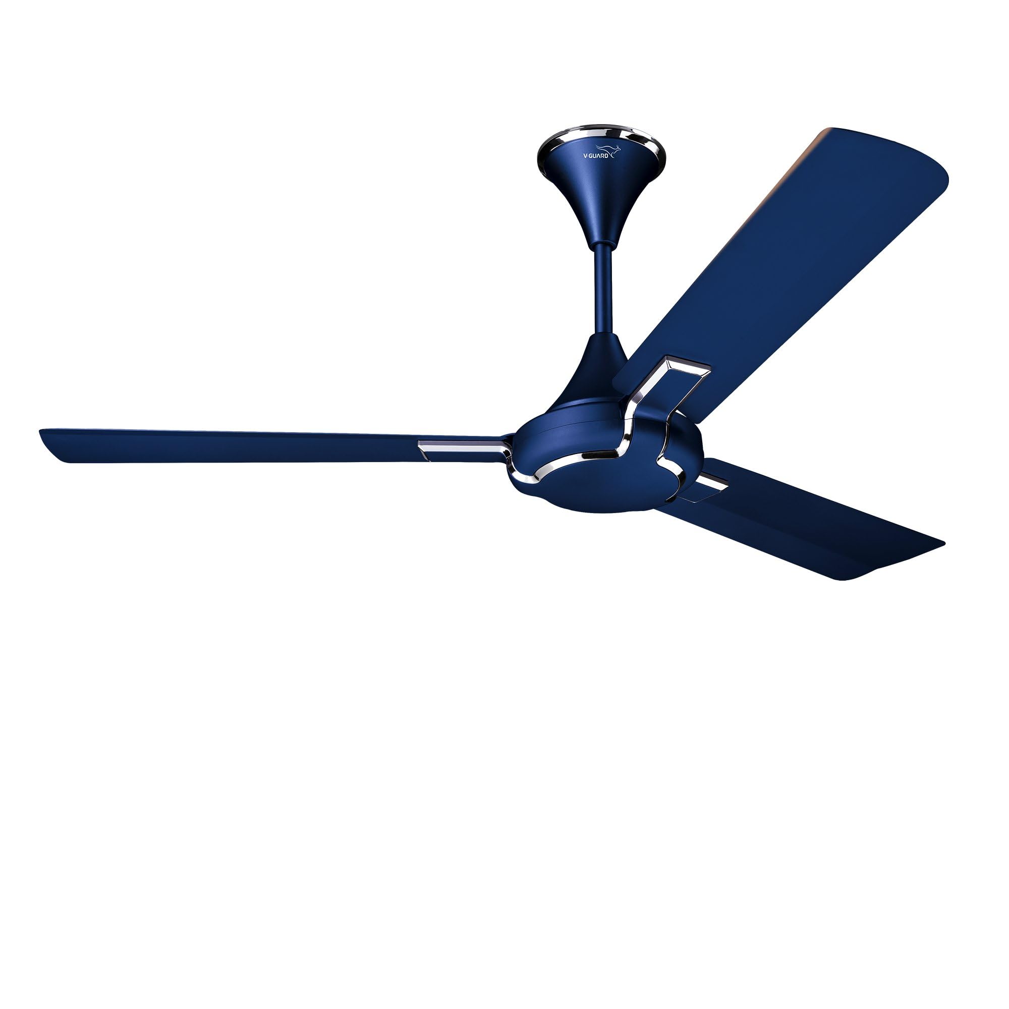V-Guard Exado Pro BS High Speed1200mm Ceiling Fan|Riband Blue Matte