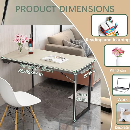 Table murale pliable rabattable et robuste pour buanderie - 3