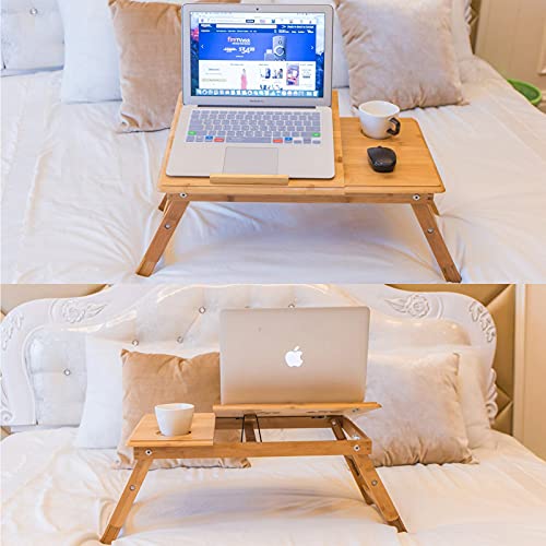 image for Ybj-ake Laptop Desk Tray, Breakfast Serving Bed Tray, Computer, Notebo