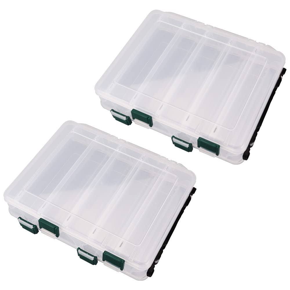 Amazon.co.jp: タックルボックス 釣り具収納 ルアーケース 最大10本