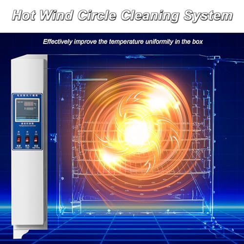 Horno digital de secado por convección de aire forzado con pantalla inteligente para laboratorio e industrial