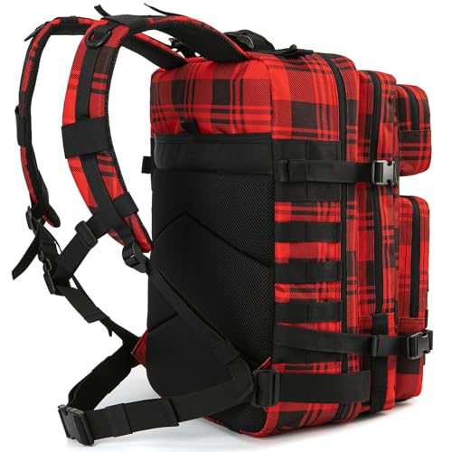Image of QT&QY 45L Military Tactical Backpacks Molle Army Assault Pack 3 Day Bug Out Bag Hiking Treeking Rucksack