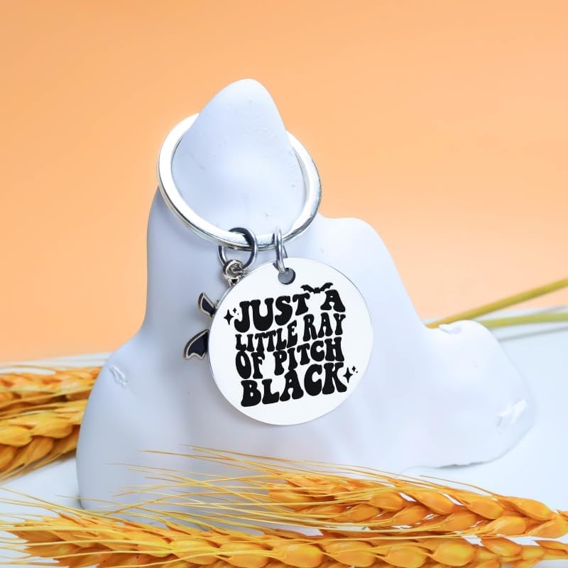 Bat Keychain BATS ARE MY SPIRIT ANIMAL Gift - Halloween Keychain Bat Themed Flying Animal Lover Gift Christmas Birthday Presen