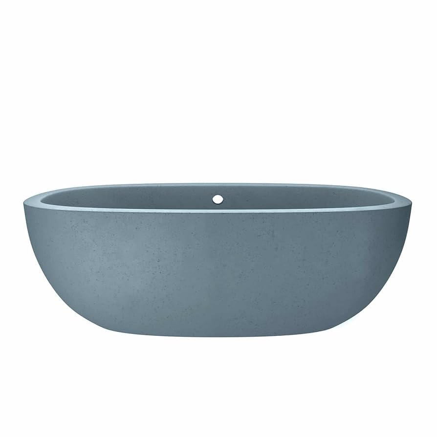 その他 1/6 native bath tub Avalon 72-Inch Concrete Soaking Tub | Native Trails