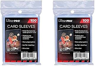 Ultra Pro standard regular soft penny card sleeves for trading cards such as Pokemon, Magic, sports cards, standard size, transparent