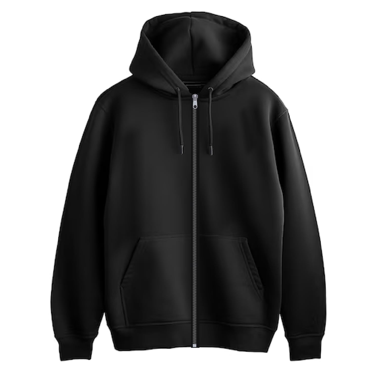Zipper Closure Type Lightning Bolt Skull Printed Sweatshirt with Long Sleeve for Men-image-32