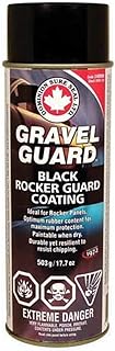 Dominion Sure Seal Gravel Guard Spray - Fast Drying, Flexible Coating for Stone Chip Protection & Sound Deadening, Corrosion-Resistant & Paintable, Similar to Flex Seal & Fluid Film - Black