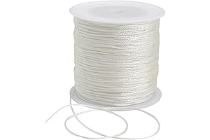 TONIFUL Nylon Cord 1mm, Versatile and Durable for Jewelry & Craft Projects