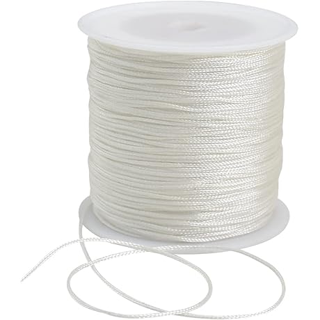TONIFUL Nylon Cord 1mm, Versatile and Durable for Jewelry & Craft Projects