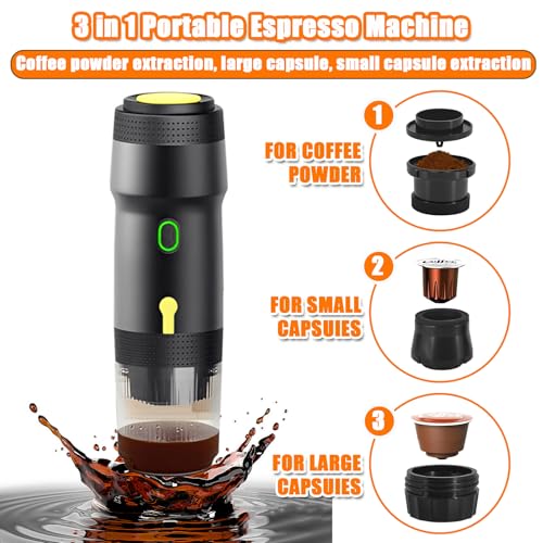 Cafetera portátil automática de espresso 1 taza miniatura 2