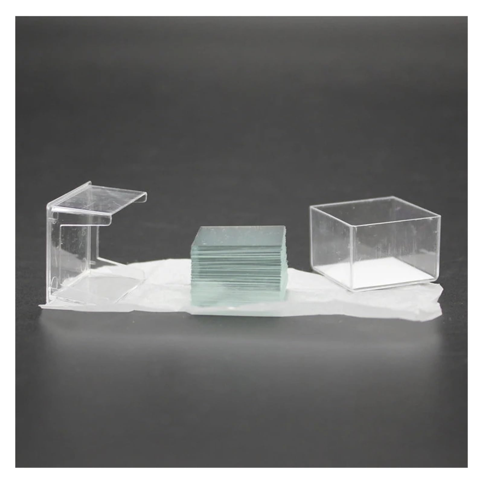 100 Stück Standard-Abdeckglas-Mikroskop-Zubehör, 0,13–0,17 mm Dicke, biologische Laborinstrumente(22x22mm)