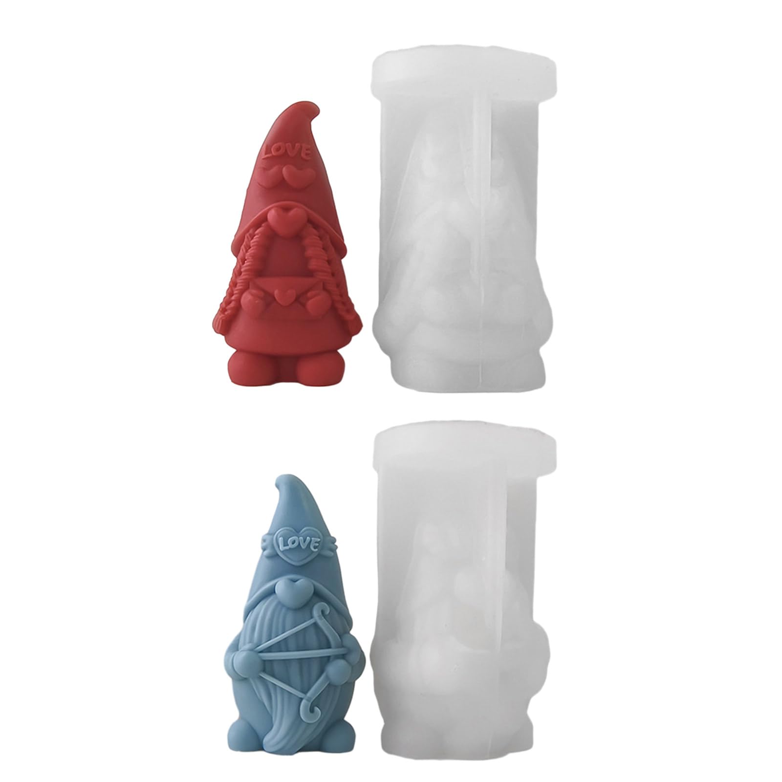 Moule en silicone cœur pour créer une décoration de table et bougies
