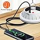 LeKaufen 120 Solar Camping Lampe Akku Aufladbar mit Fernbedienung, USB Wiederaufladbare LED Campinglampe, Zeltlampe, 5 Modi IPX7 Wasserdicht Camping Licht für Zelt Beleuchtung