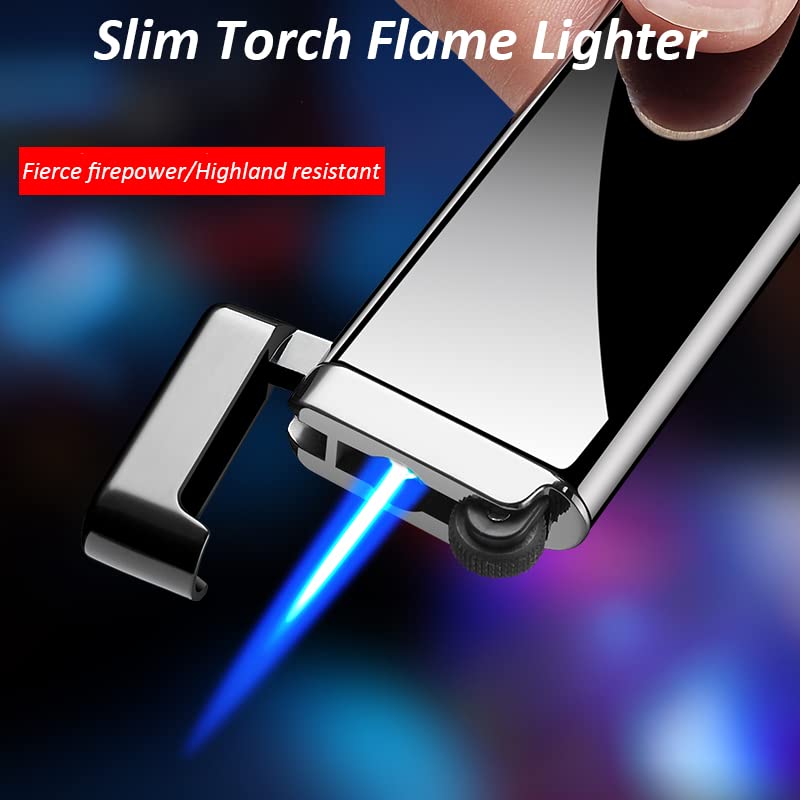 Encendedor Mini Jet Flame Recargable Rojo miniatura 2