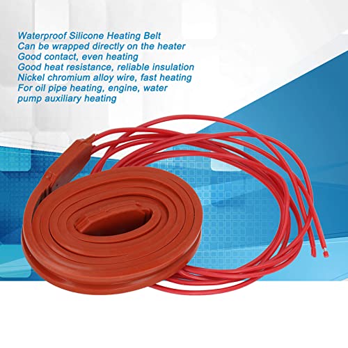 Ölrohr heizungen 80W selbst gesteuerte Heizkabel Wasserdicht Flexible Silikon Heizband Frost Heizleitungen Klimaanlage Kompressor Heizband(DC12V)