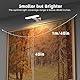 Bildbeleuchtung Kabellos, Akku Wandlampe Innen, LED Wandleuchte Innen mit 3 Farbtemperaturen, Fernbedienung mit Timer, Bilderleuchte für Malen Foto Portrait Dart Beleuchtung Bilder Wandkunst​, Weiß
