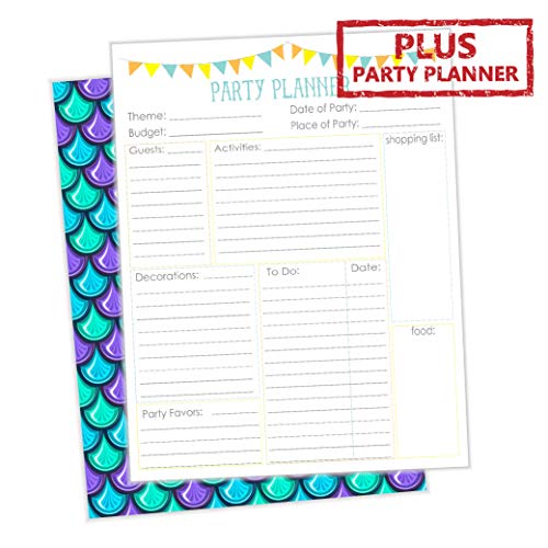 Kristin Paradise 30Ct Mermaid Hanging Swirl Decorations, Under The Sea Party Supplies, Ocean Theme Ceiling Streamers, Birthday Favors For Kids, Seahorse, Shell Glitter Decor #TOP5