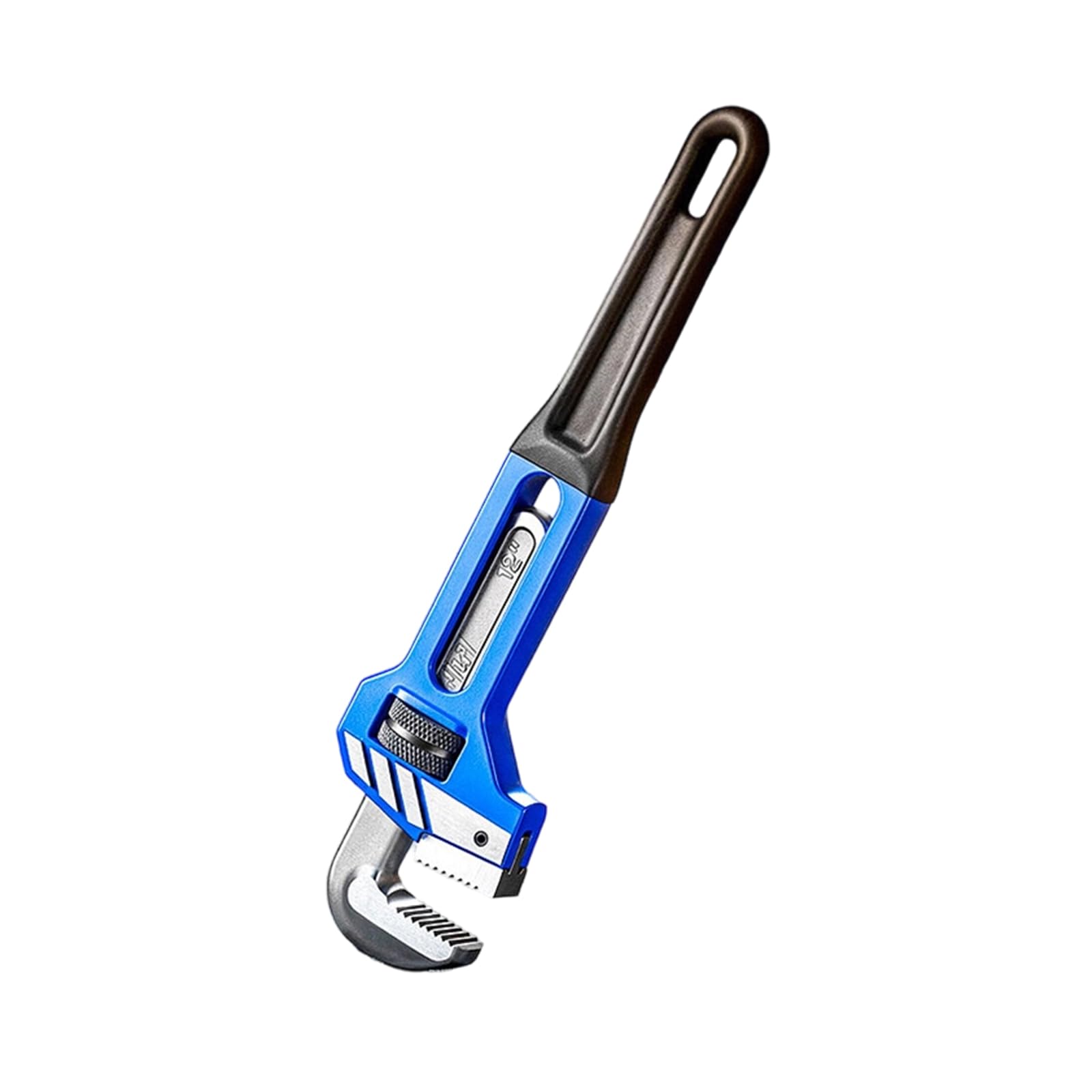 Whoasyst 12 Inches Industrial Pipe Plier 8/10 / 12/14 / 18Inch Multipurpose For Bathroom Tap Plumbing Task Construction Home Repair Pipe Clamp Maintenance Wrench Tool