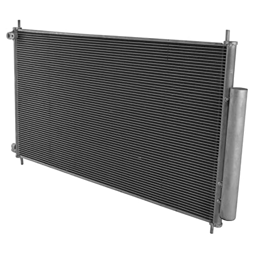 Image of TRQ A /C Condenser and Receiver Drier Assembly Compatible with 2012-2016 Honda CR-V