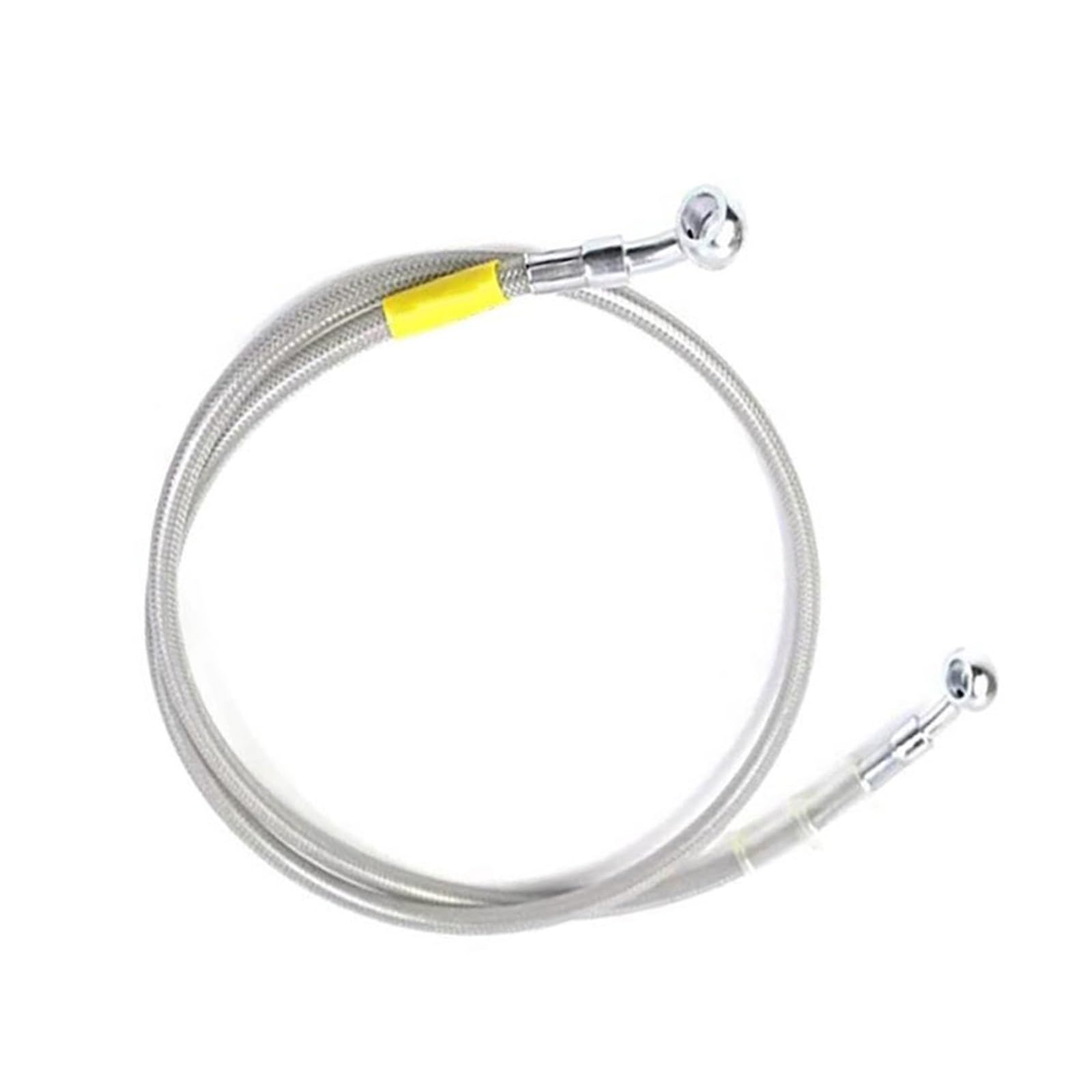 Shqxd Silver Hydraulic Brake Hose For Kawasaki For Y-Amaha For H-Onda Motorcycle Universal Racing Hydraulic Brake Line Tube Pipe Motorbike Braided Oil Hoses 28 Degre Lengh10cm-500Cm(360Cm)