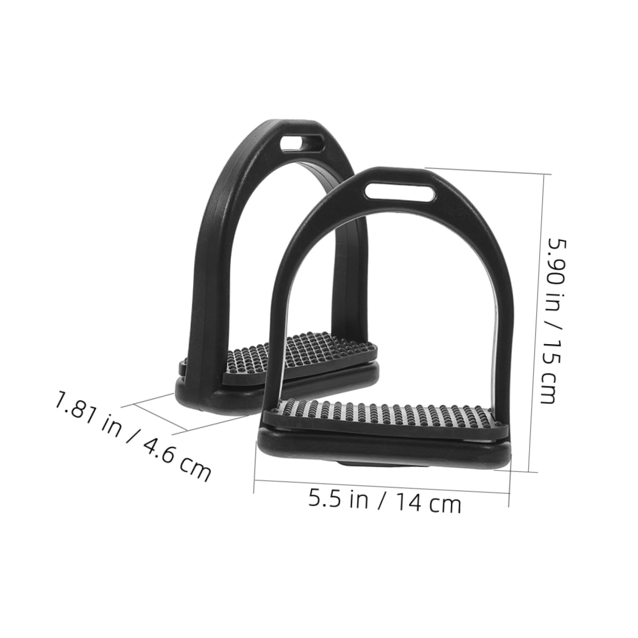 balacoo Horse Saddle Stirrups Protection Stirrups Smooth Finish and Comfortable Riding Experience