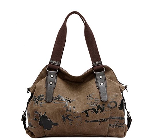 Novità Semplice tela canapa donna ragazza Borsa a