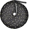 ABB Ropes & Niwars Battle Rope Black 1.5 Inch Thick 3-Strand Heavy Duty ...