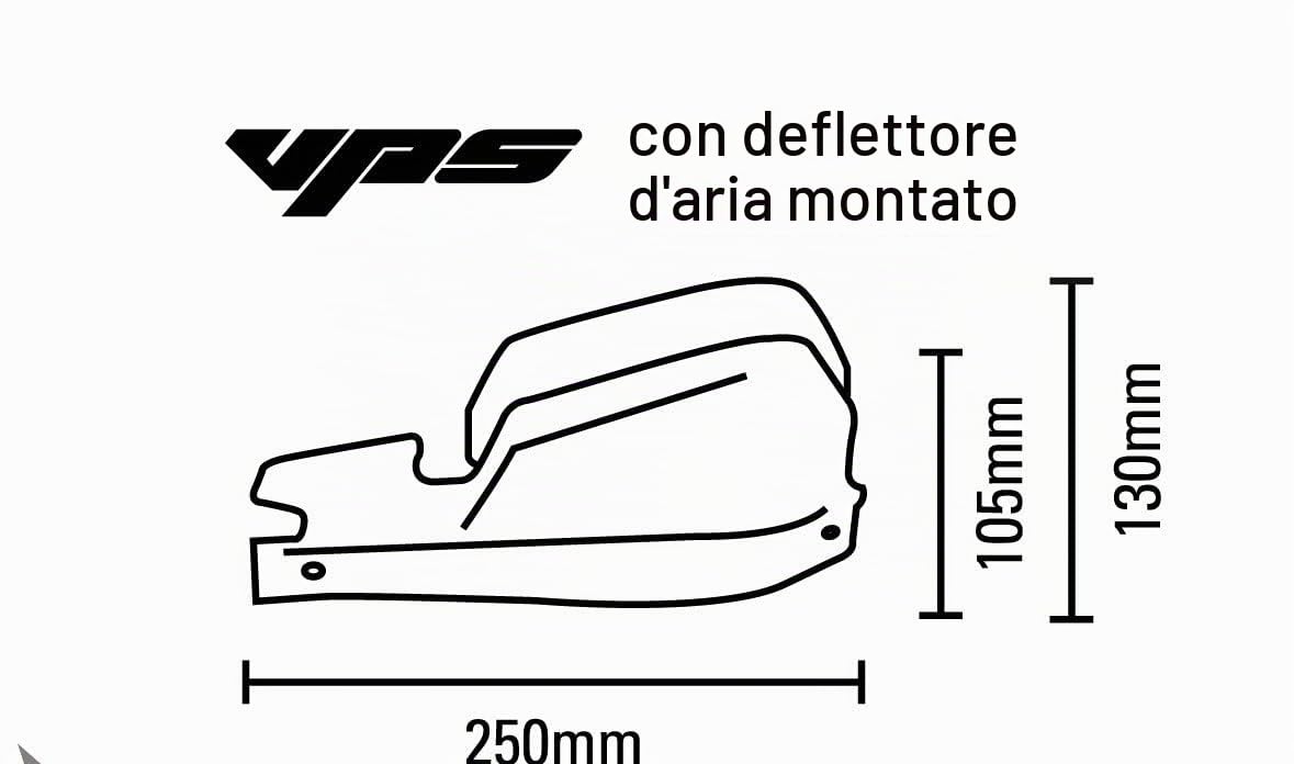 PARAMANI IN PLASTICA BLACK_BLACK COMPATIBILE BARKBUSTER