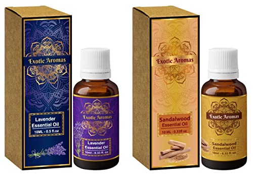 Exotic Aromas Lavender Essential Oil & Sandalwood Essential Oil, Pack of 2 - Image 2