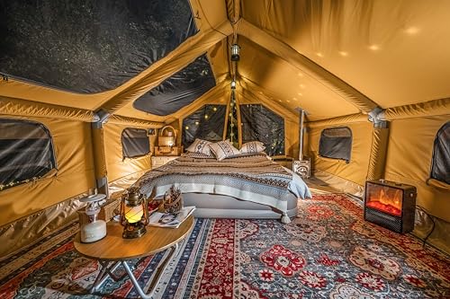 image for Rbm Outdoors Panda Inflatable Tents for Camping with Stove Jack,Luxury