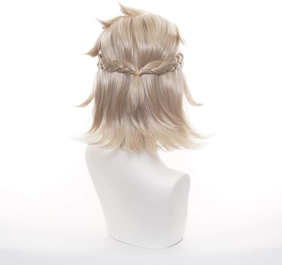 OSIAS Color Layered Albedo Genshin Impact Cosplay Wig for Man and Boys