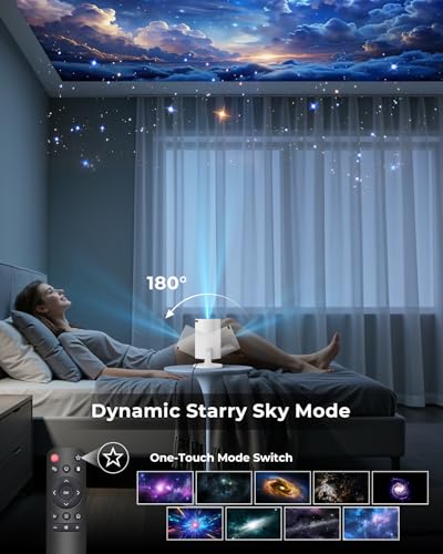 Portable Smart Projector 4K Support