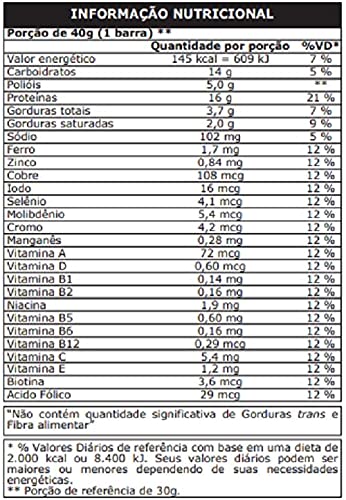 Probiótica Whey Bar Low Carb (960G) Caixa 24 Unidades - Sabor Morango