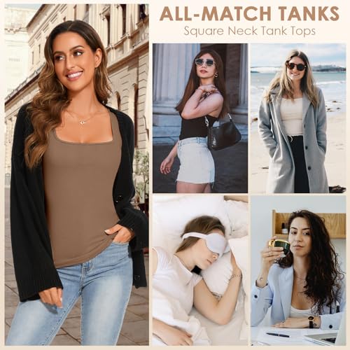Image of Thermal Underwear Tank Top Fleece Shirt Cami Sleeveless Thermal Top Warm Undershirt Base Layer Women Cold Weather