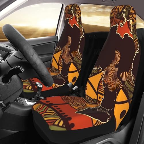 Housses de siège auto imperméables et antidérapantes motif Afrique de luxe