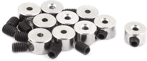 X-DREE - Tapones de rueda de tren de aterrizaje para avión RC de 0.063in de diámetro interior, 0.260 x 0.177in (10 Unids RC Avión Aterrizaje