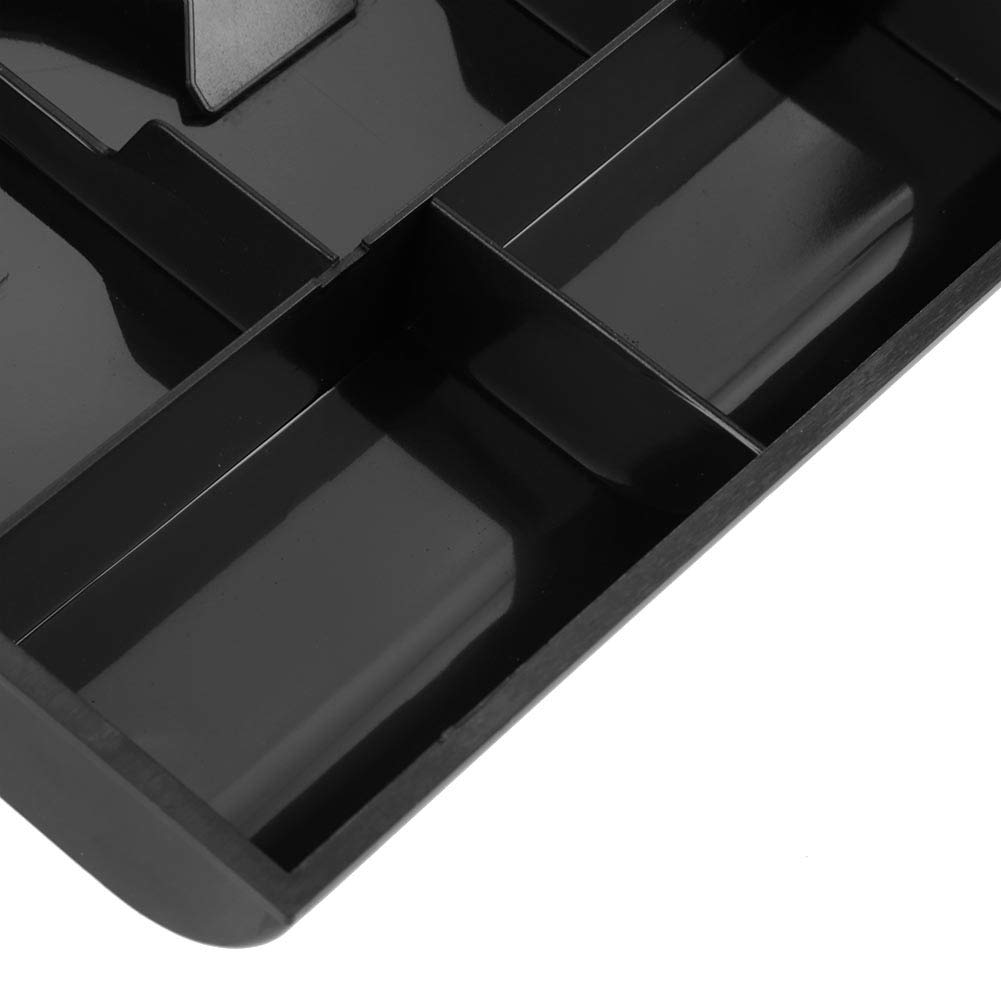 Cassetto porta contanti, inserto per il registratore di cassa. 4 fessure per monete 5 scomparti Cassetto del registratore di cassa Inserire il vassoio di scorta,cassetta di sicurezza (Nero)