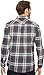 Quiksilver Waterman Men's Raleigh Button Down Flannel Shirt, Dark Slate, M