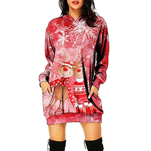 Damen Hoodies Lang & Kuschelig - Übergroße Kapuzenpullover Für Herbst