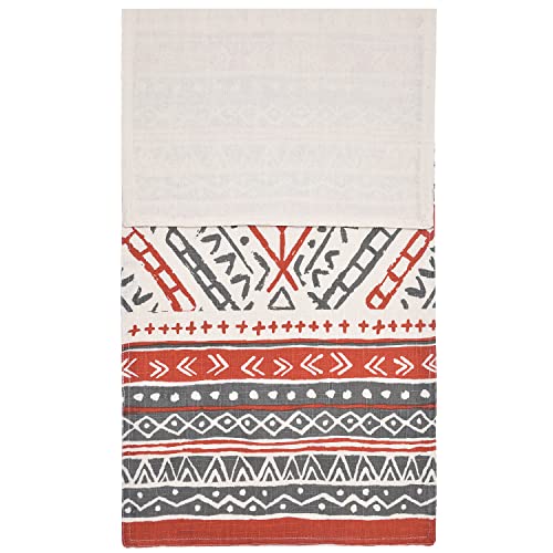 Image of Blanc 9 Katti Batti 100% Home & Kitchen Pure Cotton Multicoloured 4 /6 Seater Table Runner|(33x182) cm