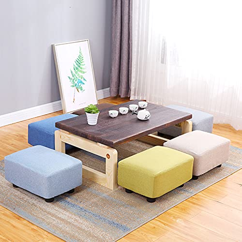 Silla pequeña de sofá y taburete de tocador con acabados elegantes en madera noble 3