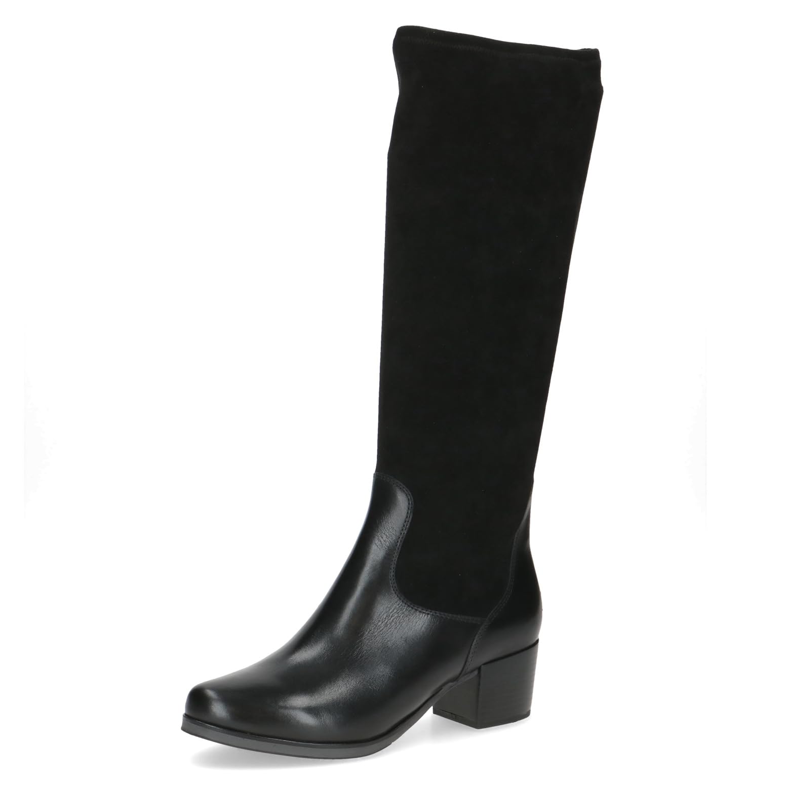 CAPRICE Damen Stiefel mit Blockabsatz Stretch-Schaft